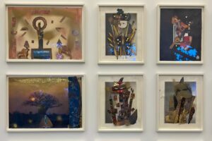 Экспозиция на чердаке, инсталляция, посвященная коже, и «фрески» Мераба Абрамишвили. Шесть выставок в Тбилиси